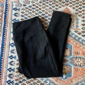 Andrew Marc Faux Suede Black Ankle Pants
